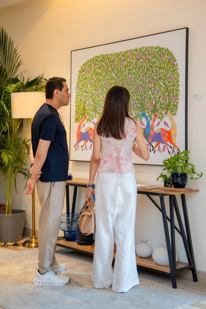 Indigofera exhibition moment